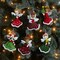 Bucilla Felt Ornaments Applique Kit Set Of 6-Christmas Angels